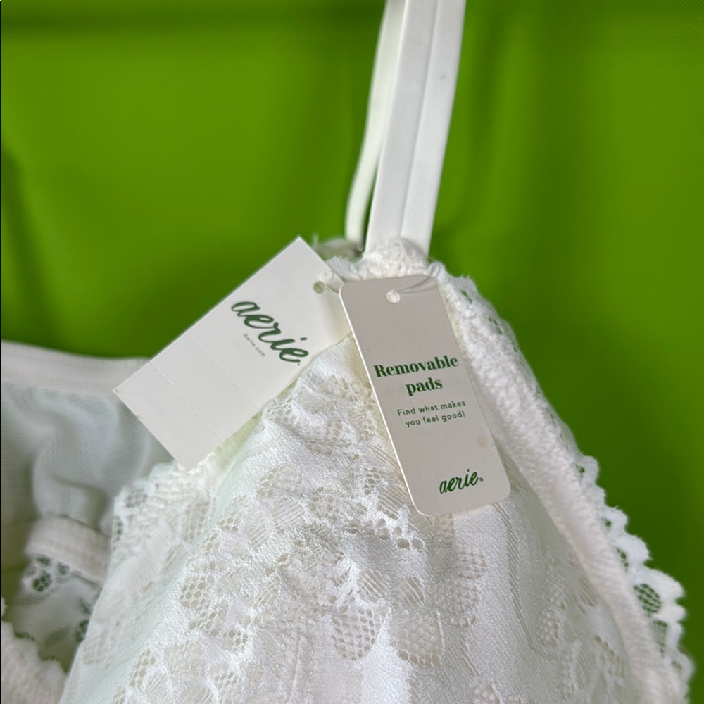 Aerie White Lace Intimates Collection - Picture 2 of 9
